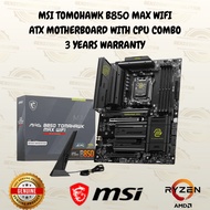 [ Msi B850 Tomahawk MAX WIFI DDR5 ] - AM5 Gaming Motherboard Combo 7500F / 7700X / 7800X3D / 9800X3D