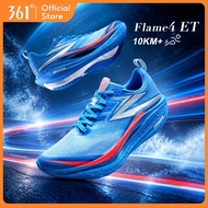 【361 Degrees】Flame 4.0 ET | Running Shoes Men Racing Sneakers Sports Shoes Marathon Training Shoes L