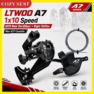 A7 Rear Derailleur Shifter 10 Speed Groupset Rear Derailleur LTWOO Elite Trigger Shifter