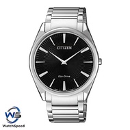 Citizen AR3071-87E Men's Eco Drive Black Dial Steel Bracelet Watch