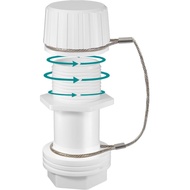 Upgraded Cooler Drain Plug Replacement Parts, Stainless Steel Threaded Drain Plug with Tethered Cap,