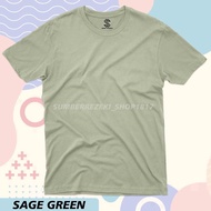 Kaos POLOS Short Sleeve COTTON COMBED 30S - KATUN SHIRT SOURCE Color SAGE GREEN SUMBERREZEKI_SHOP181
