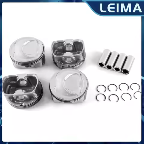 4pcs G4KJ Engine Cylinder Piston Set 23510-2GGA0 23510-2G540 for 2011-2013 Hyundai Sonata Kia Sorent