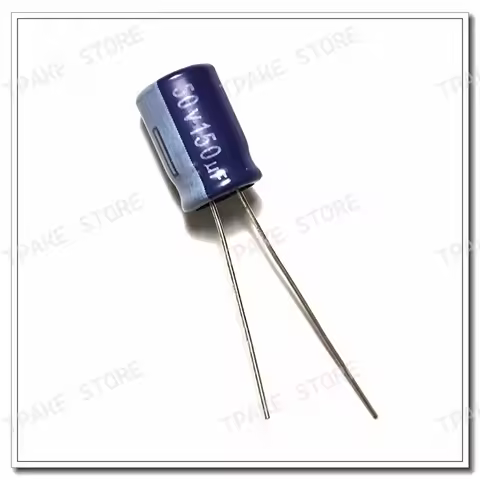 10pcs 150uF 50V 150MFD 50Volt 8x12mm Aluminum Electrolytic Capacitor Radial 150mf50v 150uf50v 50v150