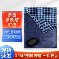 Double Sleeping Bag Sleeping Bag Outdoor Camping Camping Flannel Sleeping Bag Thickened Sleeping Bag