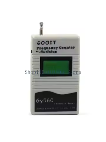 02DC GY560 Frequency Counter Tester 2 Way Radio Transceiver GSM 50MHz-2.4GHz Test Devices