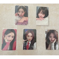 Ive wonyoung leeseo official photocard