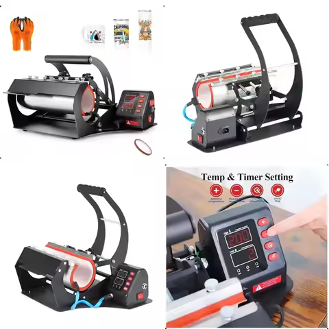 STROVAN 30oz All-in-One Latest High Quality Easy-to-Operate Semi-Automatic Easy Open Sublimation Pri