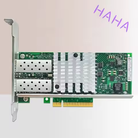 H+X520-DA2 10GB 82599ES Chipset Original For Intel Network Adapter Dual SFP Network Card PCI-E X8