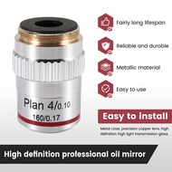 [WSU Store] ExclusiveMicroscope Plan Achromatic Objective Lens 4X Biological Metallurgical Microscop