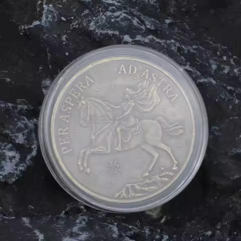 Per Aspera Ad Astra Coin Motivational Gift For Her Medallion Challenge Coin