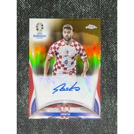 2024 Topps Chrome UEFA Euro 2024 Gold Autograph 25/50 - Josko Gvardiol