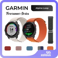 Garmin Forerunner 55/245/165/645/570 42mm 20mm Alpine Loop Nylon Braided Strap Wristband Watch Band 