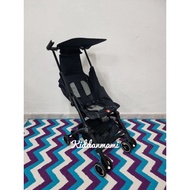 Preloved GB Pockit+ All Terrain Compact Lightweight Stroller (Monument Black)