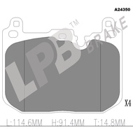 LPB Brake Pad FRonT NA24350 Mini Cooper F56 JCW 2.0 14'-