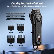 Ckeyin Hair Clipper Multifunctional Men Hair Trimmer Powerful Battery Electric Professional Barber R