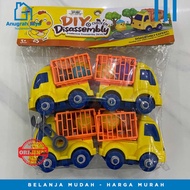 DIY Children's Small Car Toy Disassembled 4pcs CD-666
