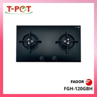 FAGOR 2 BURNER GLASS GAS HOB - FGH-120GBH