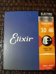 senar gitar Elixir elektrik 10-46 senar gitar elixir elektrik ukuran 09