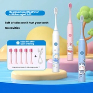 322 Series Kids Ultrasonic Toothbrush - Dupont Soft Bristles & Sonic Vibration｜2-Min Smart Timer wit
