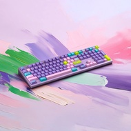[ktechs] Keykobo Monet's Psychedelic Keycaps for Custom Mechanical Keyboard