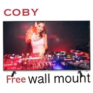 COBY 32" HD TV Black LED-32inch Free/wallmount and speaker