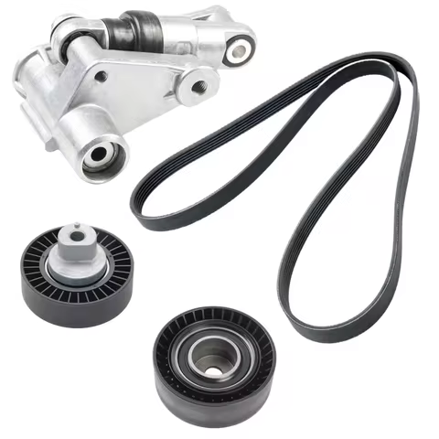 Belt and Tensioner Service Kit For BMW E46 E39 E60 E38 E65 E66 X3 E83 X5 E53 M54 Engine 11281748131 
