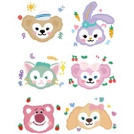 [6831] (6圖) 防水紋身貼紙 - 星黛露 卡通 達菲 迪士尼  Tattoo Sticker - Duffy / Disney Bear