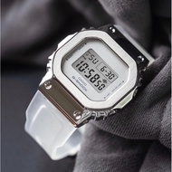 [Official Marco] GSHOCK GM-S5600SK-7D / gms5600 Silver Small Square Metal Bezel Digital Women Watch