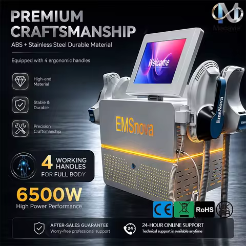 EMS NEO RF 6500W Body Beauty Slimming Machine Weight Loss Butt Lift Muscle Tightening Fat Burning Eq