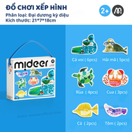 Đồ Chơi Cho Bé 2 3 4 Tuổi Thông Minh Bộ Ghép Hình Cho Bé Mideer My First Puzzle