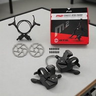 GTS Hydraulic Disc Brake + 7/8 Speed Drivetrain Kit for Bicycle Upgrades  Kit GTS Brek Cakera Hidrau