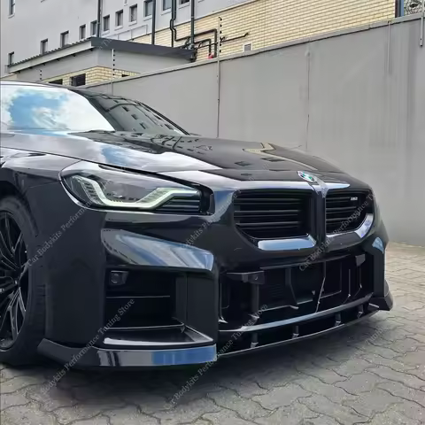Competition Style ABS Front Bumper Lip Spoiler Splitter Diffuser Bodykits For BMW G87 M2 AT MT 2023 
