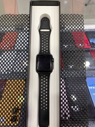 APPLE WATCH NIKE+ SERIES 3 42MM SECOND SEKEN BEKAS SMARTWATCH FULL SET