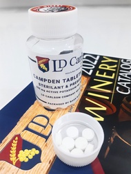 Campden Tablets KMS  Potassium Metabisulfite KMS บรรจุ 10 20 30 40 50 เม็ด ทำไวน์ หมักไวน์ ไวน์ (แบ่