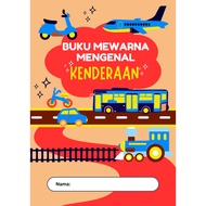 Buku Mewarna Kenderaan | Buku kanak-kanak [PDF]