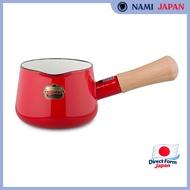 Fuji Horo Solid Cookware Collection 20cm to 22cm in Red and Smoke Blue