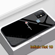 Softcase Glass Infinix Hot 10 | Case HP Infinix Hot 10 | Case Infinix | Kesing HP Infinix Hot 10 | C