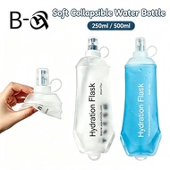 BHQ Soft Flask TPU Foldable Running Hydration Flask Soft Collapsible Water Bottle for Cycling Hiking