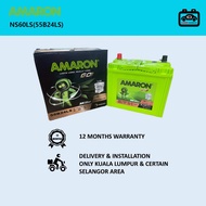 AMARON GO NS60L | NS60LS | 46B24L | 46B24LS battery bateri Waja Iswara Civic Accord CRV Vios Altis