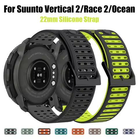22mm Silicone Watch Strap For Suunto Race 2/Vertical 2/Run/Ocean Replacement Bracelet Wristband Watc