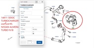 เทอร์โบชาร์จ NISSAN ALMERA TURBO N18 14411-5EK0C TURBOCHARGER