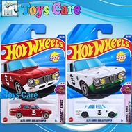 MERAH Hot Wheels Alfa Romeo Giulia TI Super Red White Diecast Classic Sedan Car