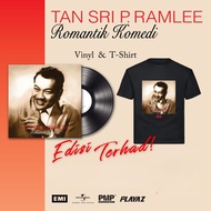 TAN SRI P. RAMLEE - ROMANTIK KOMEDI VINYL RECORD LP (WITH T-SHIRT)