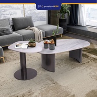 [READY STOCK] PerabotKINI Ceramic Top Coffee & Side Table Set (814+814B)