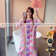 (BELLA HAZAHA) KAFTAN DRESS KUALITI UPGRADE, BAJU TIDUR PEREMPUAN, BAJU TIDUR MURAH