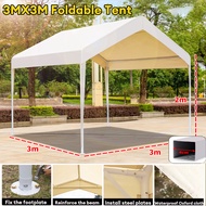 <πππ―πππ‘π‘> γSG stockγ Gazebo 3x3m Tentage Canopy Outdoor BBQ Tent Picnic Carpark Shelter Night Market