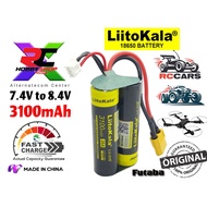 RC Battery Pack 2S1P 7.4V 8.4V 3100mAh 3.1Ah Lithium Ion Battery Boat Remote Control Off-road Vehicl