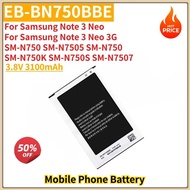 EB-BN750BBE High Quality Phone Battery 3.8V 3100mAh for Samsung Note 3 Neo / Note 3 Neo 3G N750 SM-N