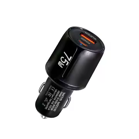 TE-P63 PD45W USB-C+USB 3.0 Multi Compatibility Protocol Car Charger